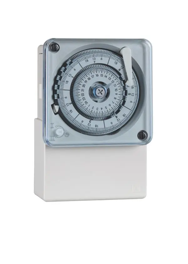Produktfoto 1 von MaxiRex QW,analogeWochenschaltuhr m.Gangreser. 1Kanal,230V50/60 Hz