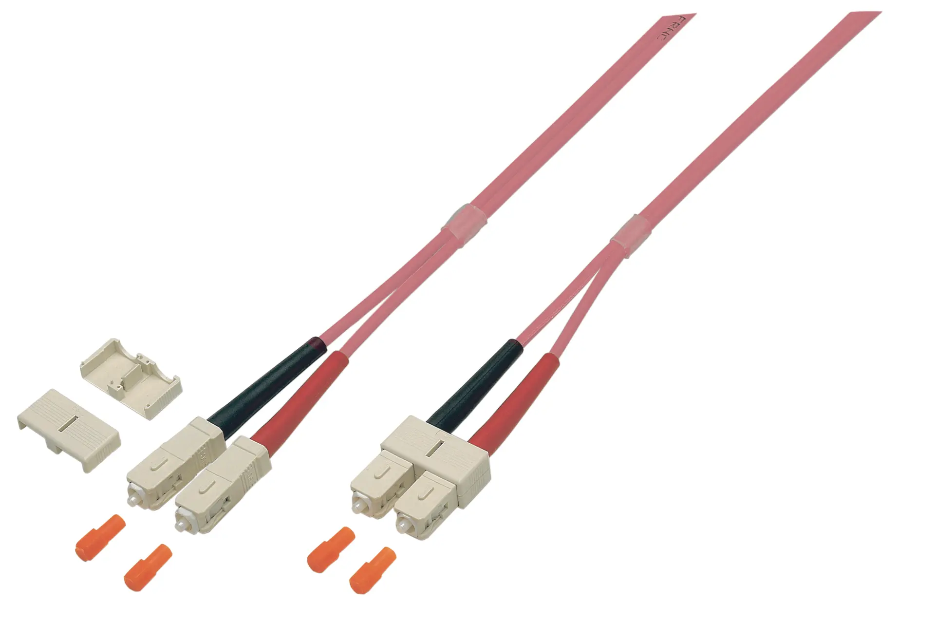 Produktfoto 1 von Duplex Jumper SC-SC 50/125µ 3m OM4 LSZH violett