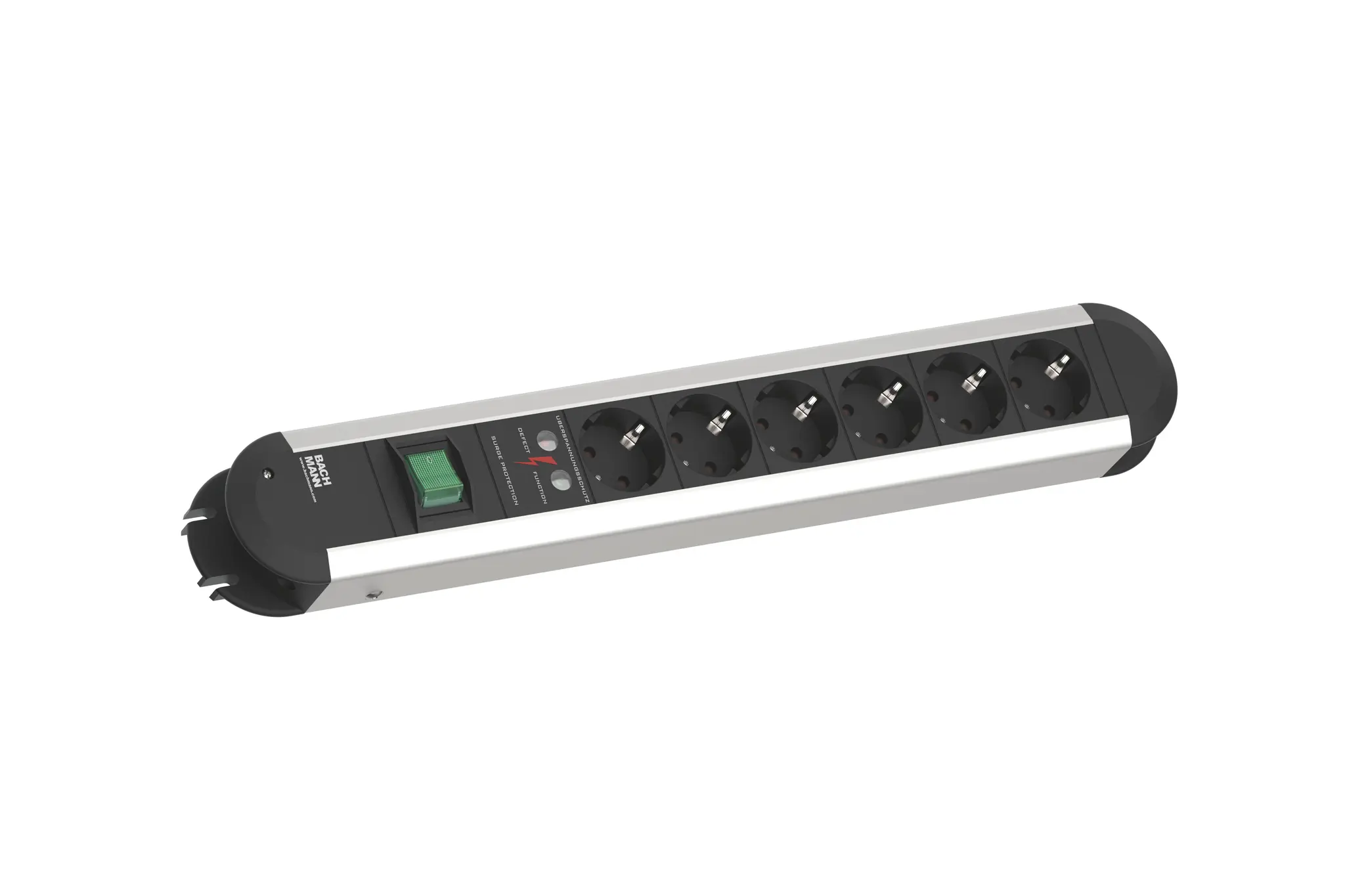 Produktfoto 1 von PRIMO 6xSchuko ÜSS 1xSchalter Strom 1