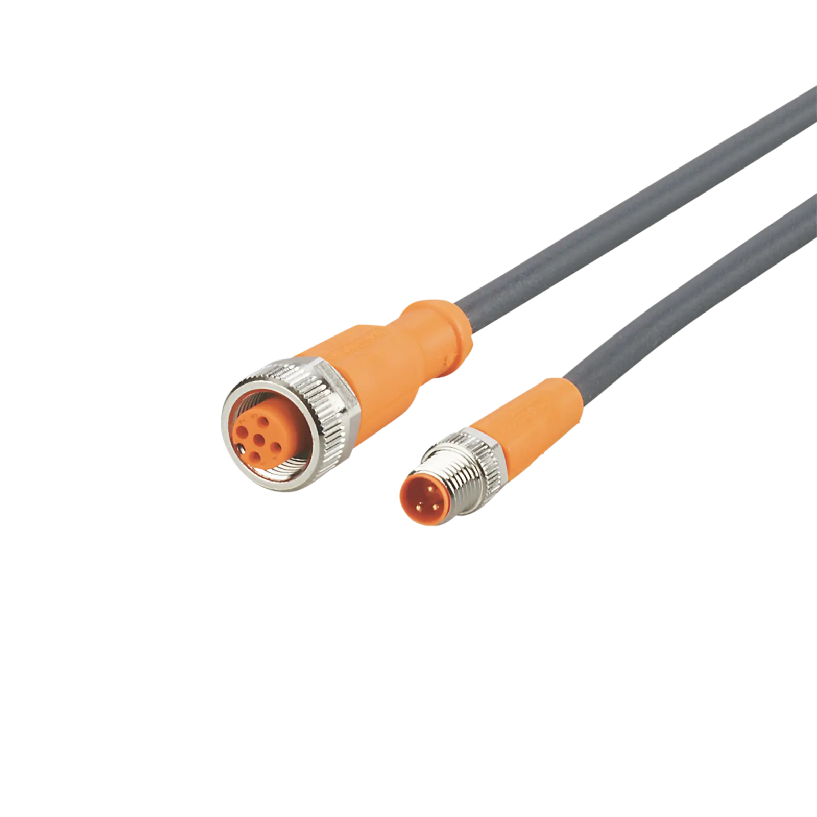Produktfoto 1 von Verbindungskabel <50VAC 8m PUR Gehäuse TPU orange FKM IP65/67-69K