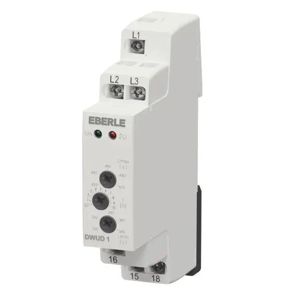 Produktfoto 1 von Drehstrom Spannungswächter o. N-Überwachung 3x300...3x 500VAC, 8A, 1W