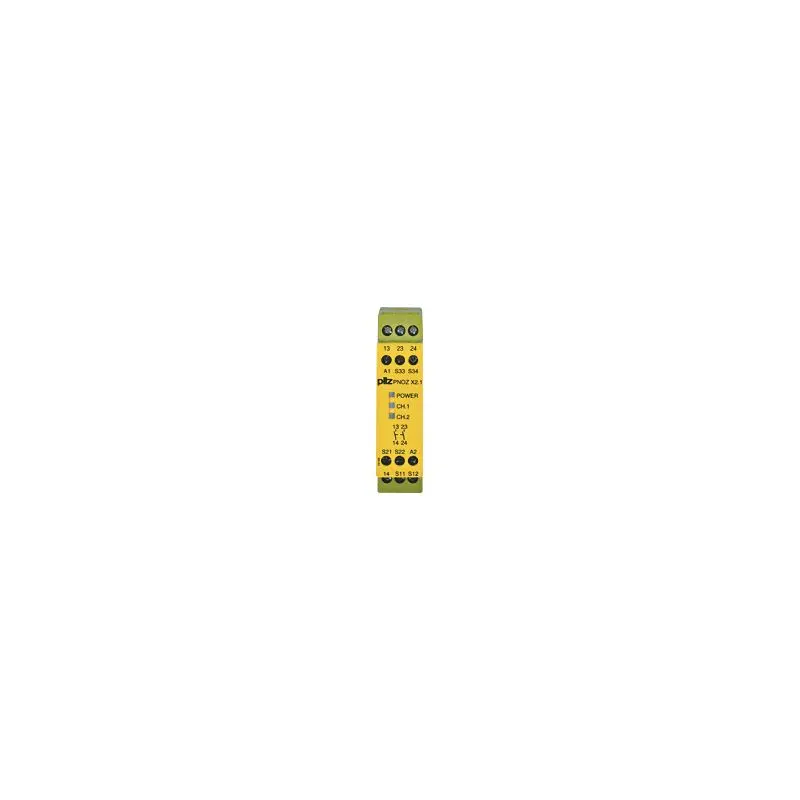 Produktfoto 1 von PNOZ X2.1 24VAC/DC 2n/o Sicherheitsschaltgerät
