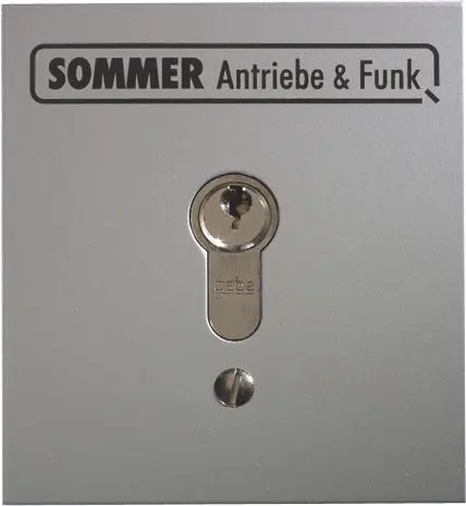 Schlüsseltaster UP 2 Kontakt mit Zylinder