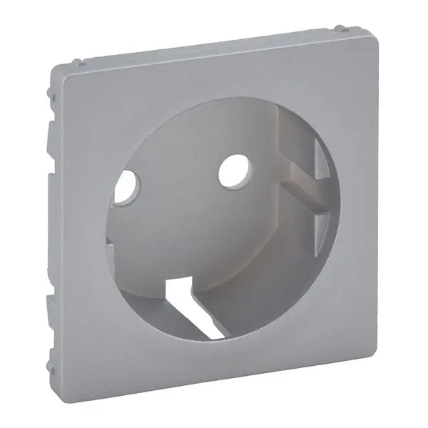 Produktfoto 1 von Steckdosen-Abd. f.das Schalterprogramm VALENA LIFE, Aluminium
