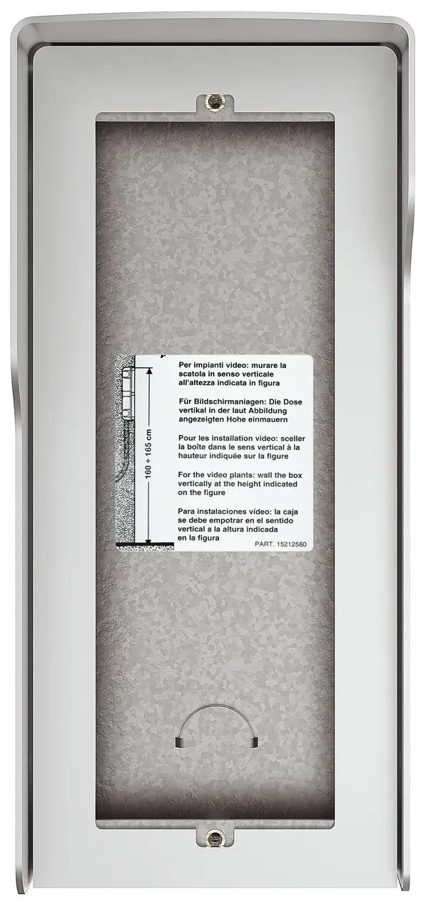 Produktfoto 1 von 3-moduliger APkasten, 1-reihig, Allmetal