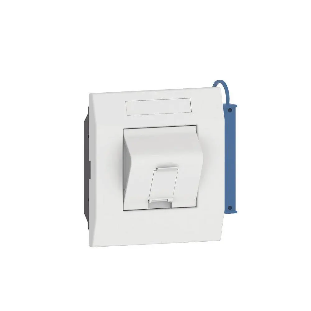 Produktfoto 1 von Einbaueinheit 1 Port KSE/KA-1-9010, Adapterrahmen, für Datentechnik, weiß