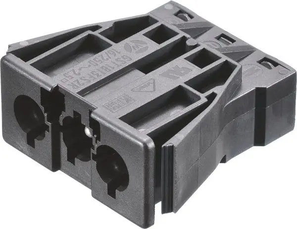 Produktfoto 1 von Einbaustecker GST18/3 schwarz