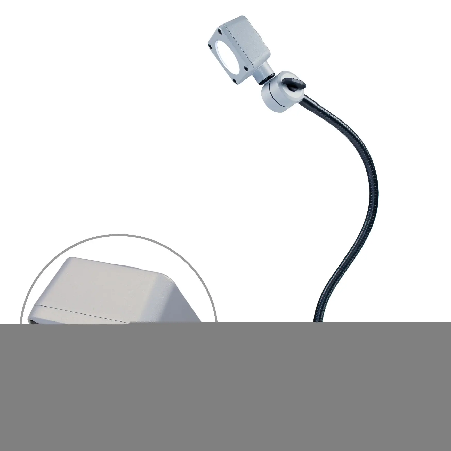 Produktfoto 1 von CENALED SPOT Flex-Arm 500mm Anschraubsockel Optik 30° 9W 100-305VAC