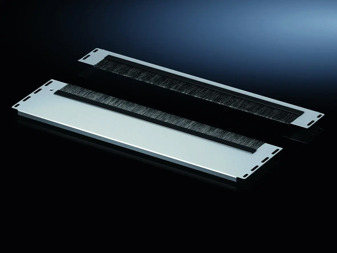 Produktfoto 1 von VX IT Bodenblechmodul mit Bürstenleiste, BxT 800x237,5mm, zweiteilig
