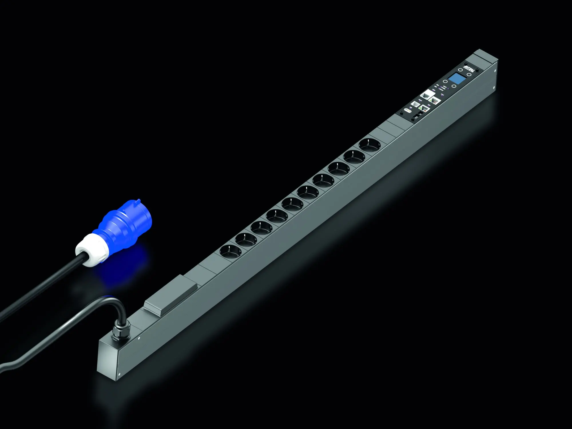 Produktfoto 1 von PDU metered, 16A/1P CEE 10xCEE7/3 Schuko