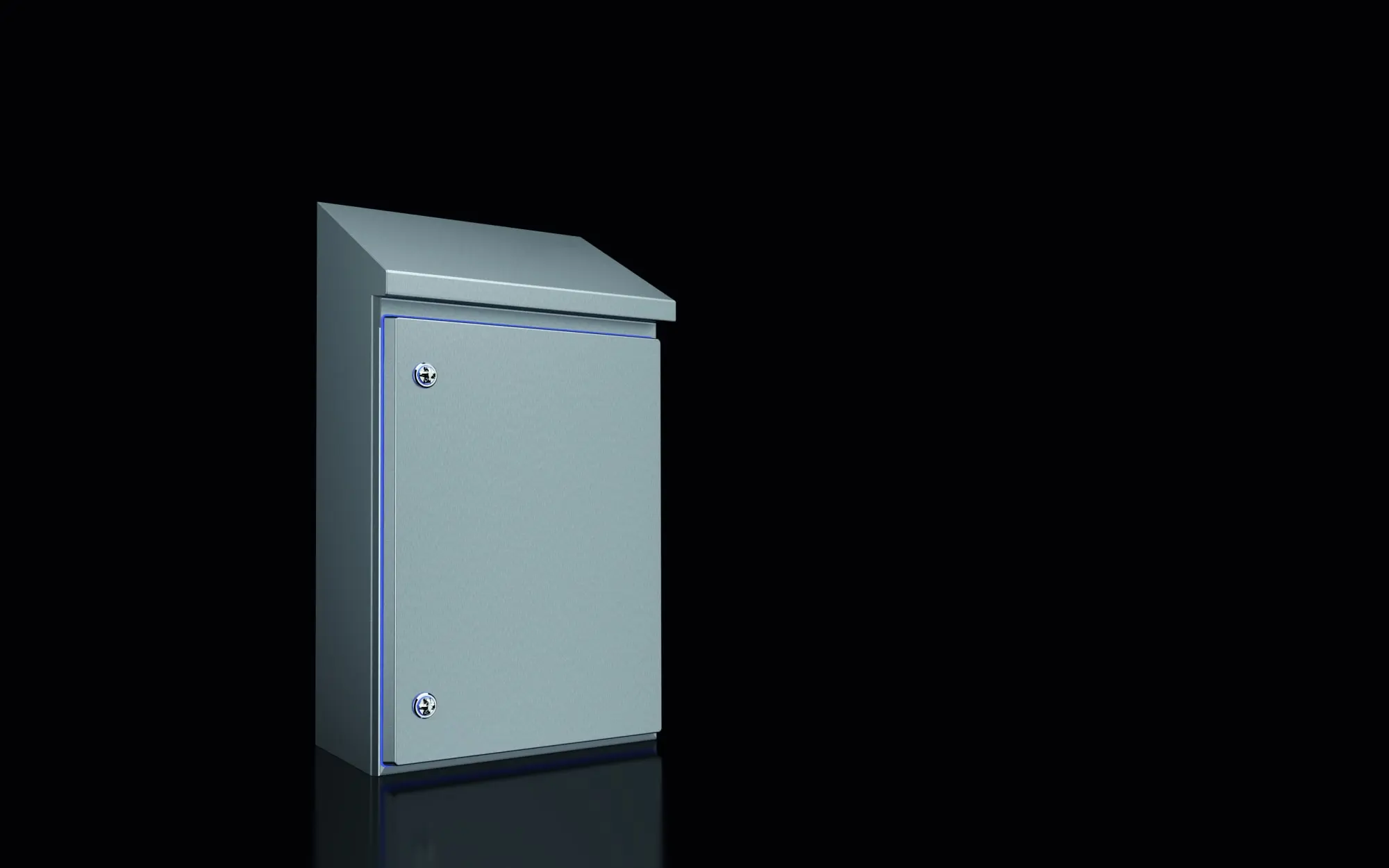Produktfoto 1 von Kompakt-Schaltschrank HD 1.4301, BHT 390x550x210 mm, Höhe hinten 669mm