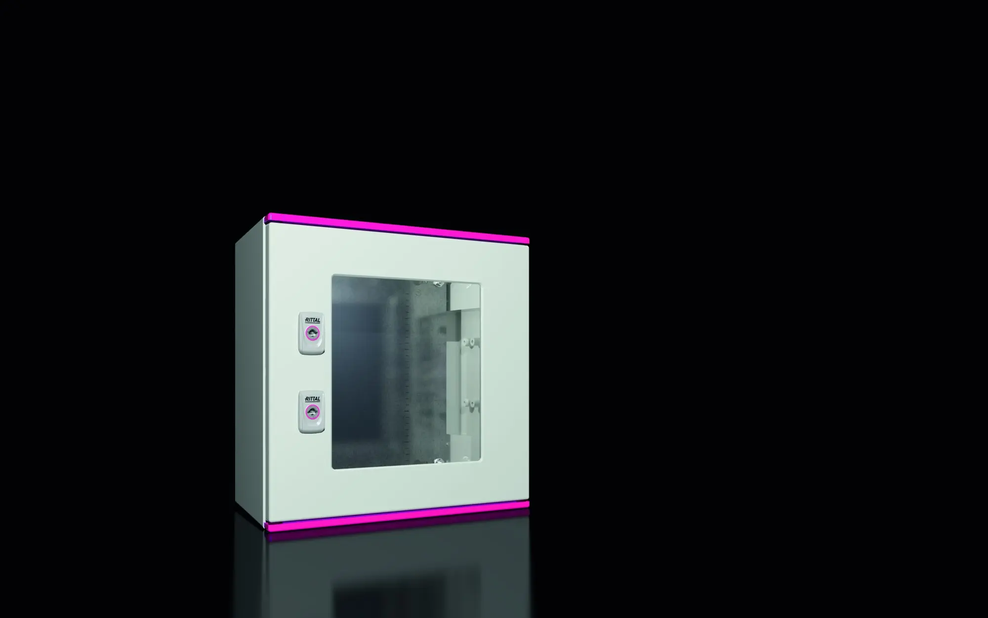 Produktfoto 1 von AX Kompakt-Schaltschrank Kunststoff, BHT: 400x400x200 mm, mit Sichtfenster