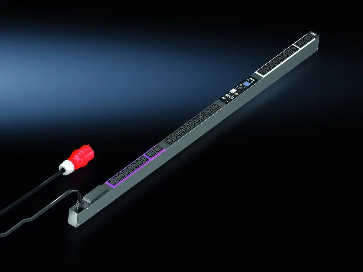 Produktfoto 1 von PDU metered, 16A/3P CEE 24xC13 + 6x C19