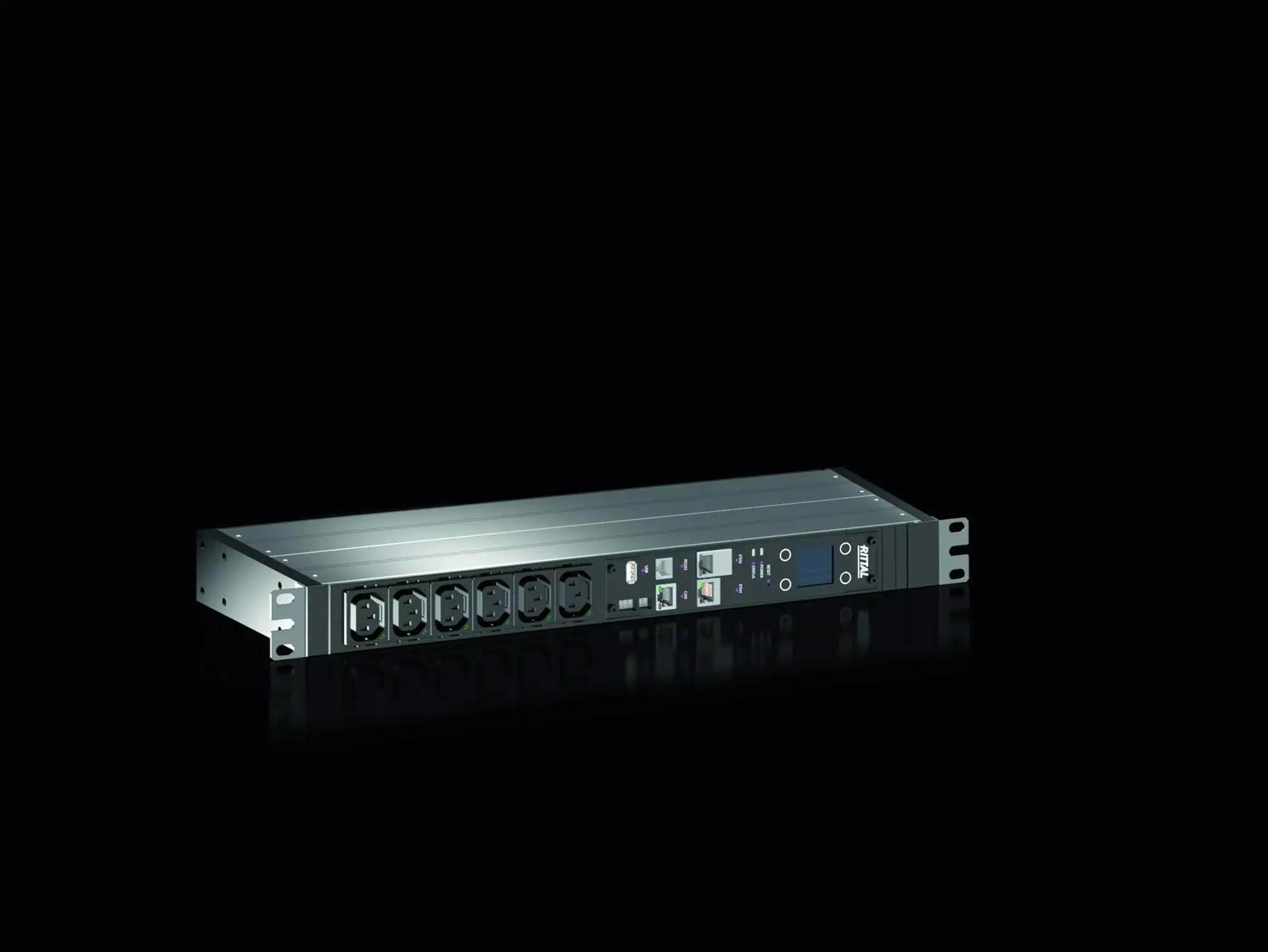 Produktfoto 1 von PDU metered plus, 16A/1P IEC-20 8xC13 (19")