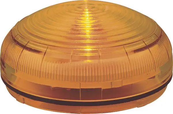 Produktfoto 1 von Modul Warnleuchte LED orange, IP65 3 Funktionen, 100%ED Blitzfreq: ca.140/min