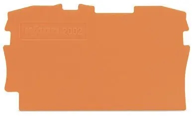 Produktfoto 1 von Abschluss- und Zwischenplatte,0,8 mm dick,orange