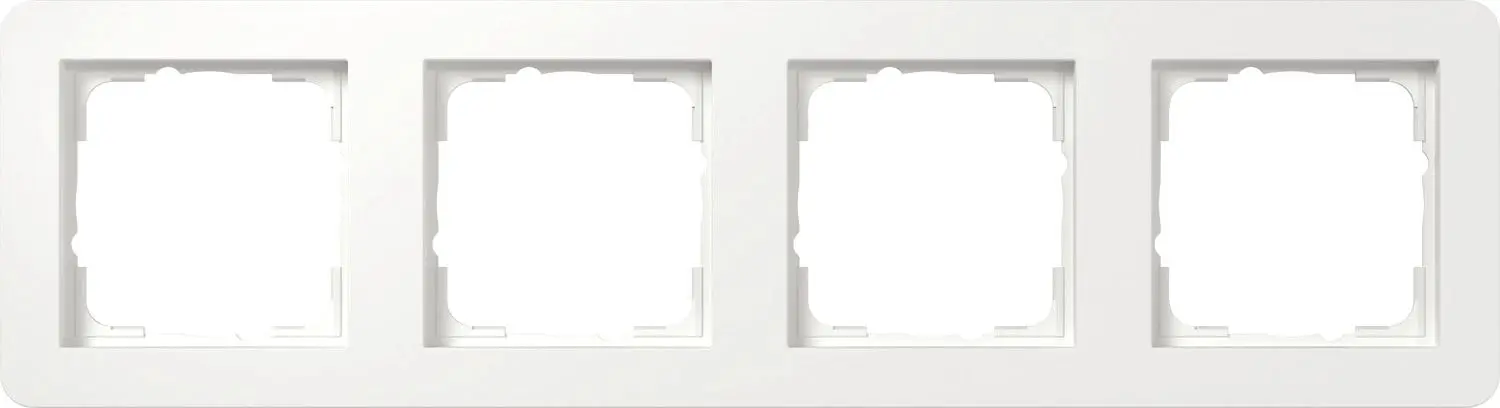 Produktfoto 1 von Abdeckrahmen 4f Gira E1 Reinweiß m