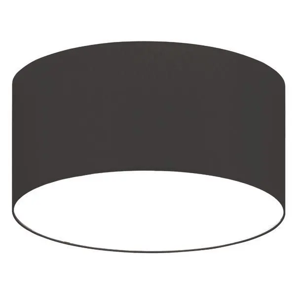 Produktfoto 1 von Deckenleuchte mit Schirm schwarz, 3x E27 max. 60W, rund