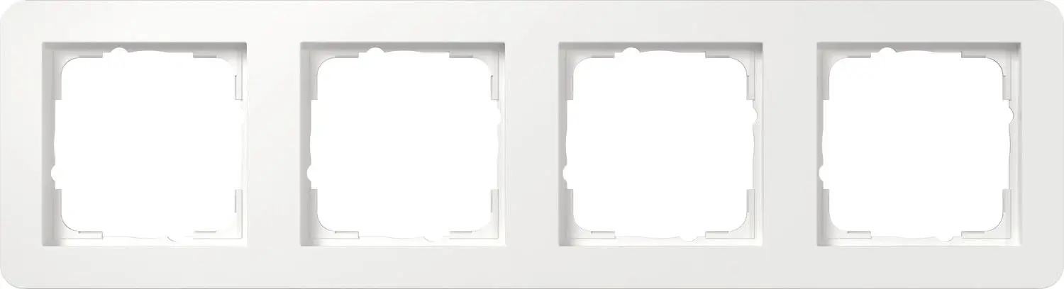 Produktfoto 1 von Abdeckrahmen 4f Gira E1 Reinweiß