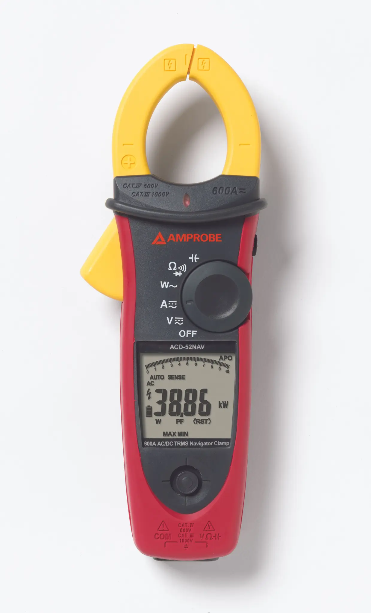 Produktfoto 1 von ACDC-52NAV,600A AC/DC Echteffektiv-Zangenmultimeter