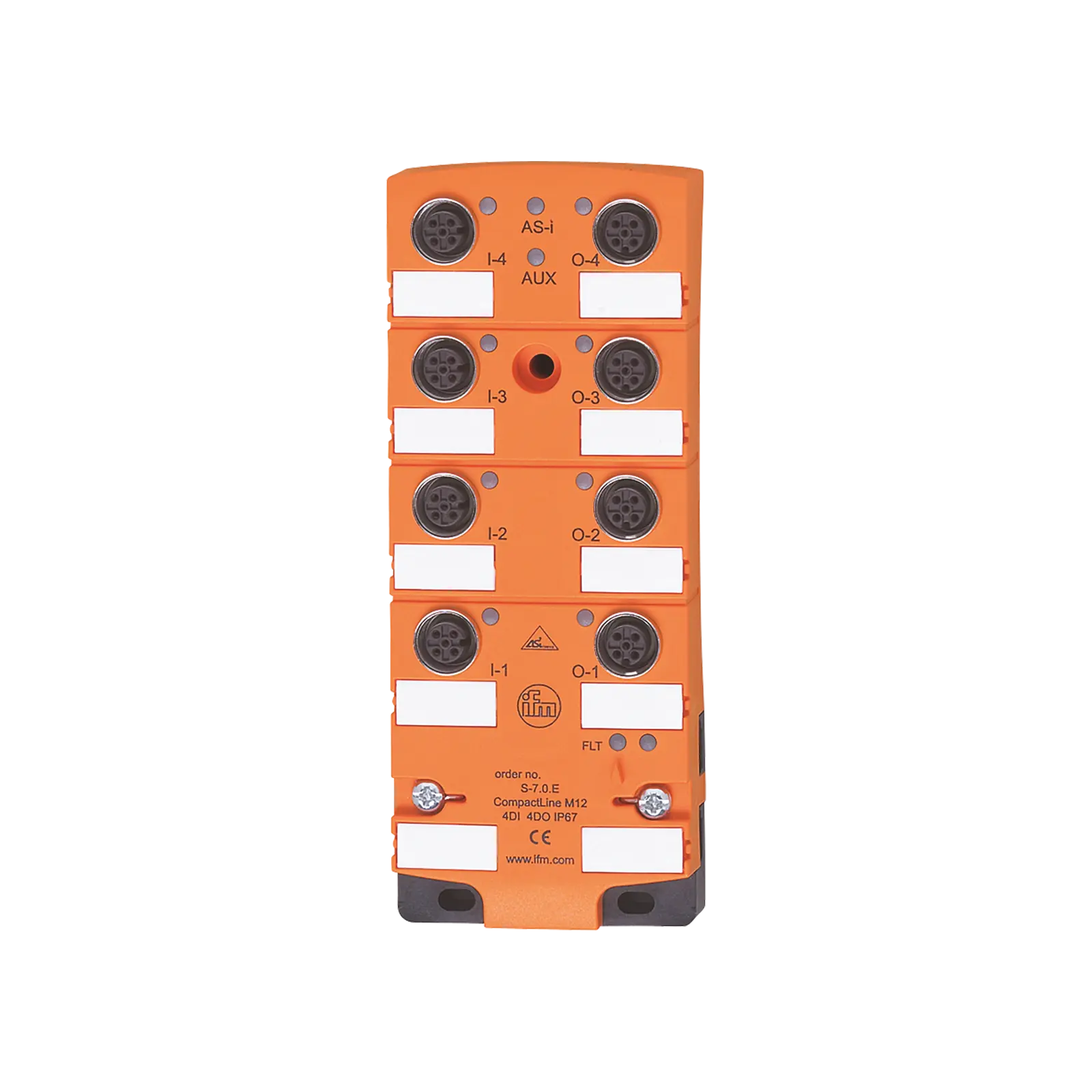 Produktfoto 1 von AS-i Ein-/Ausgangsmodul Compact M12 4DI 4DO V4A Steckverbindung IP67
