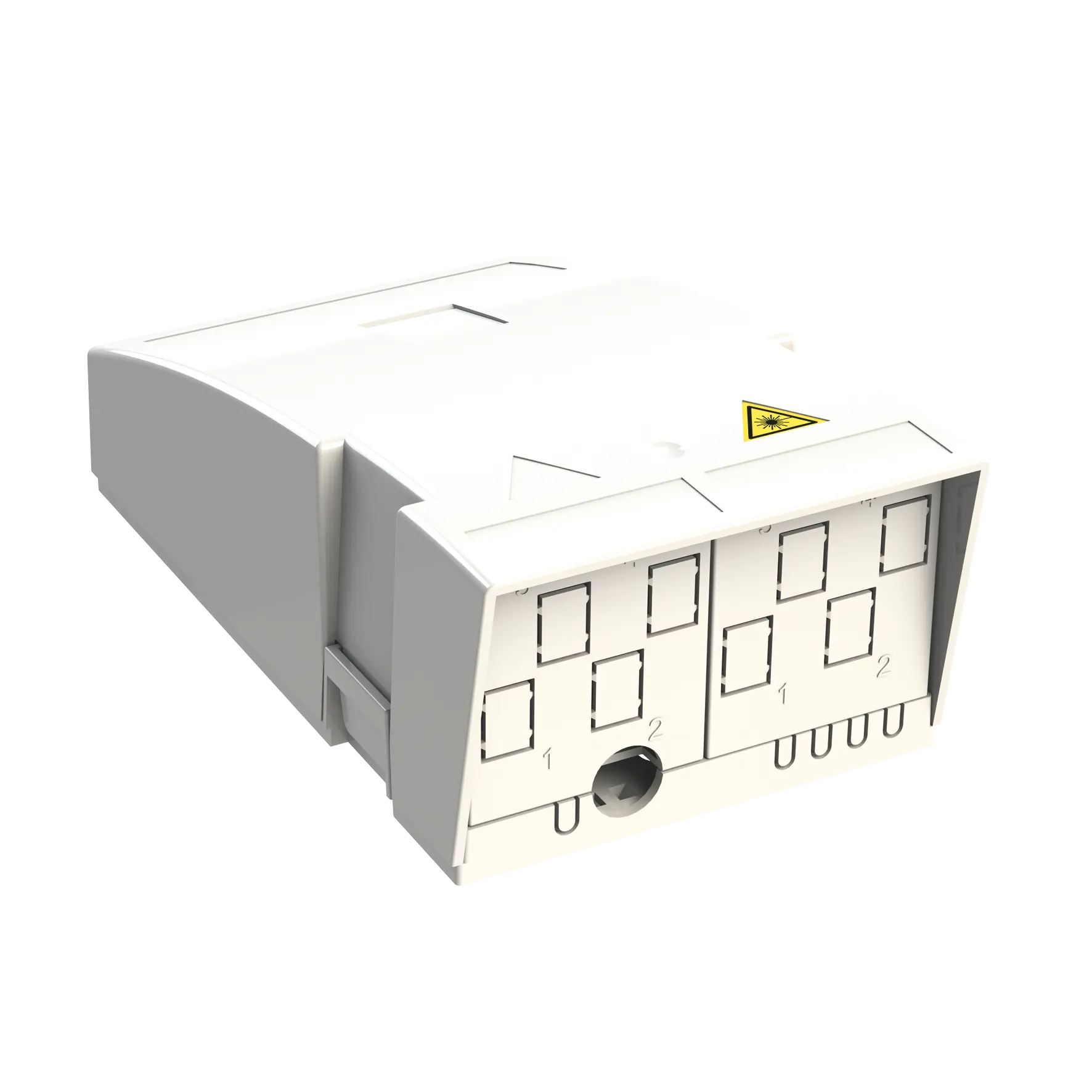 Produktfoto 1 von Connectivity Hausübergabepunkt HÜP 14 Fasern 7 LC/APC DX Shutter