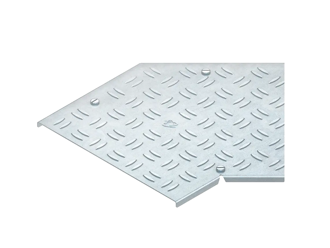 Produktfoto 1 von Deckel f.Bogen 45° f.KR B205mm t=2,0mm m.Drehriegel Stahl bandvzkt.DIN10346