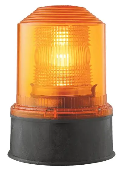 Produktfoto 1 von Blitz-Rundumkennleuchte 240V~ (0,1A) orange 6 Joule