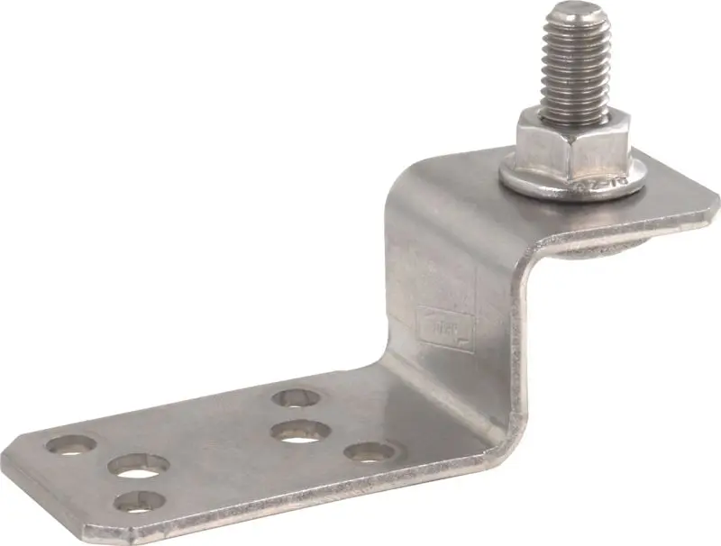 Produktfoto 1 von Halter für Metalldach in Z-Form geprägt zum Nieten oder Schrauben NIRO