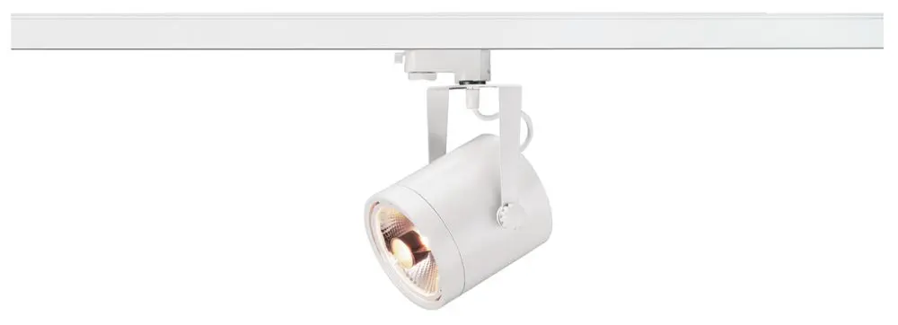 Produktfoto 1 von EURO SPOT ES111 Strahler rund weiß GU10 max.75W m.3Ph.Adapter