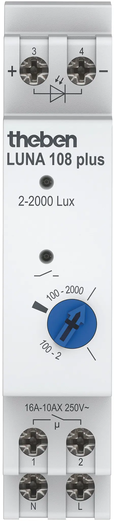 Produktfoto 1 von Dämmerungsschalter DIN-Schiene Einbau-Lichtsensor, 1 TE