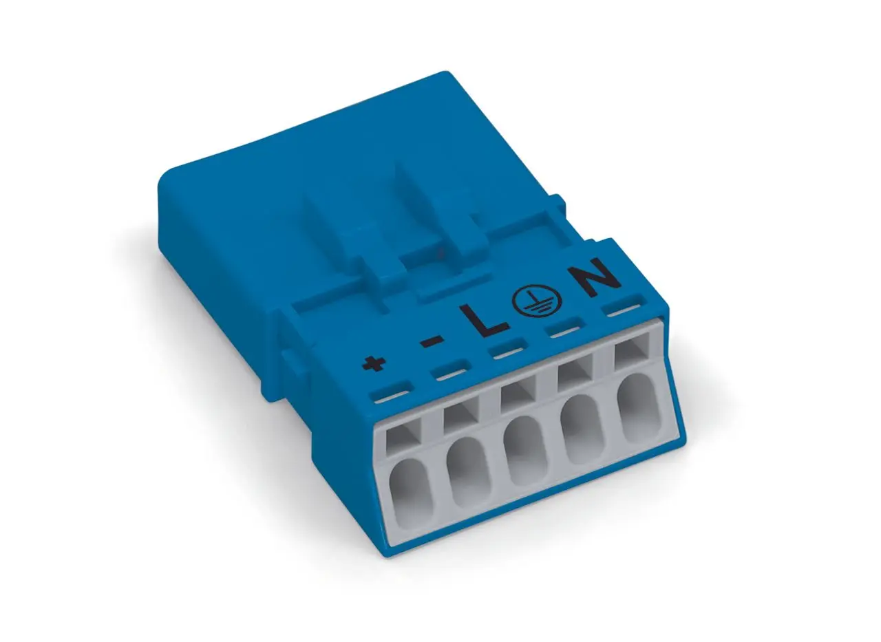 Produktfoto 1 von Stecker,5-polig,blau