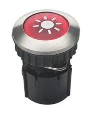 Produktfoto 1 von Klingeltaster Edelstahl V2A max. 24V~/= (AC/DC)/1,5A LED: 12V~ / 0,02A