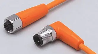 Produktfoto 1 von Verbindungskabel <250VAC 0,3m PVC Gehäuse PVC orange EPDM IP65/67-69K