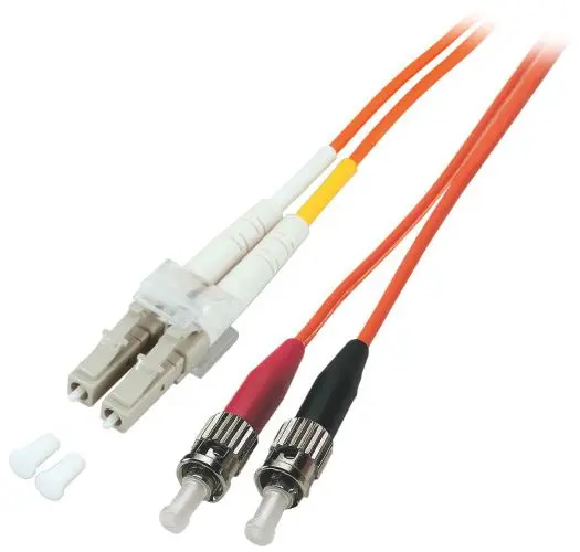 Produktfoto 1 von Duplex Jumper LC-ST 62,5/125µ 0,5m OM1 LSZH orange