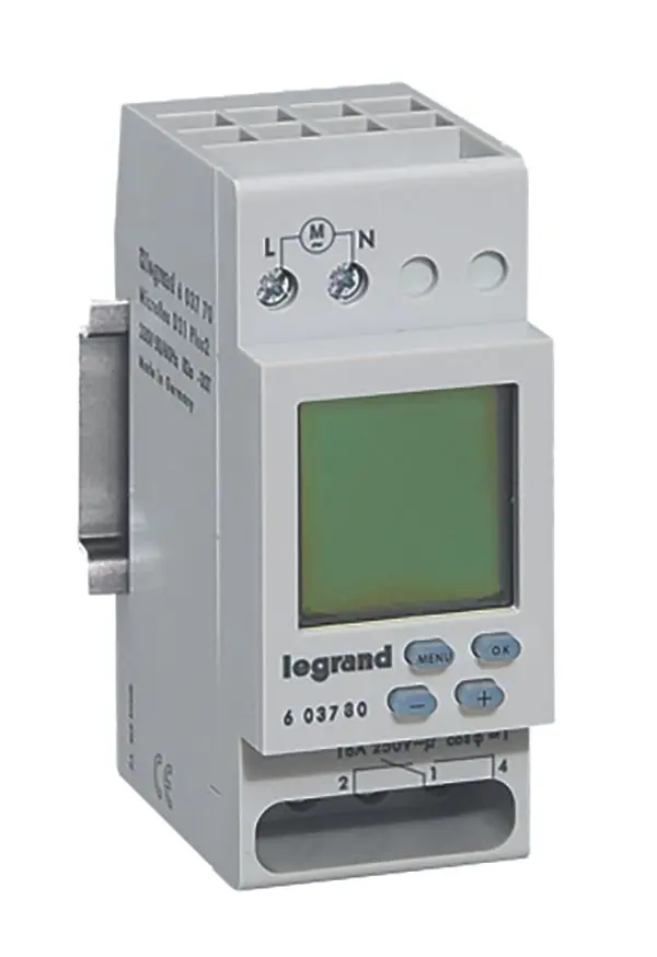 Produktfoto 1 von MicroRex D22 Plus 2, digitale Wochenzeitschaltuhr DE, 230 VAC, 1