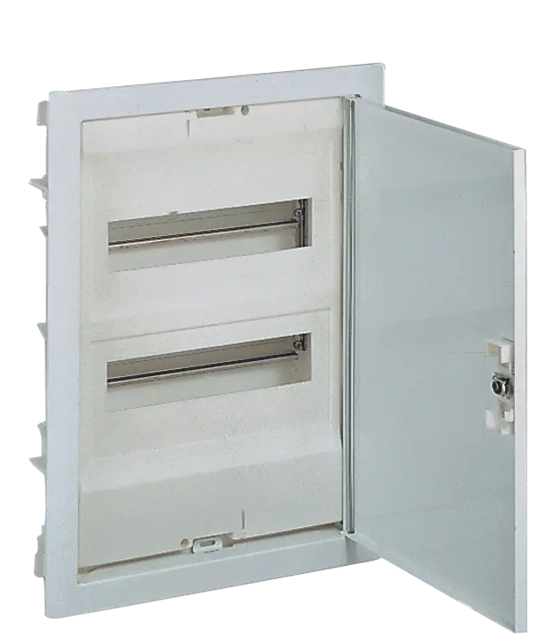 Produktfoto 1 von UPverteiler Ekinoxe, m.Metalltür, Signalweiß, IP30, 24+4 Module, 2R