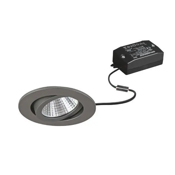LED-Einbaustrahler 230V,7W,2700K, titan