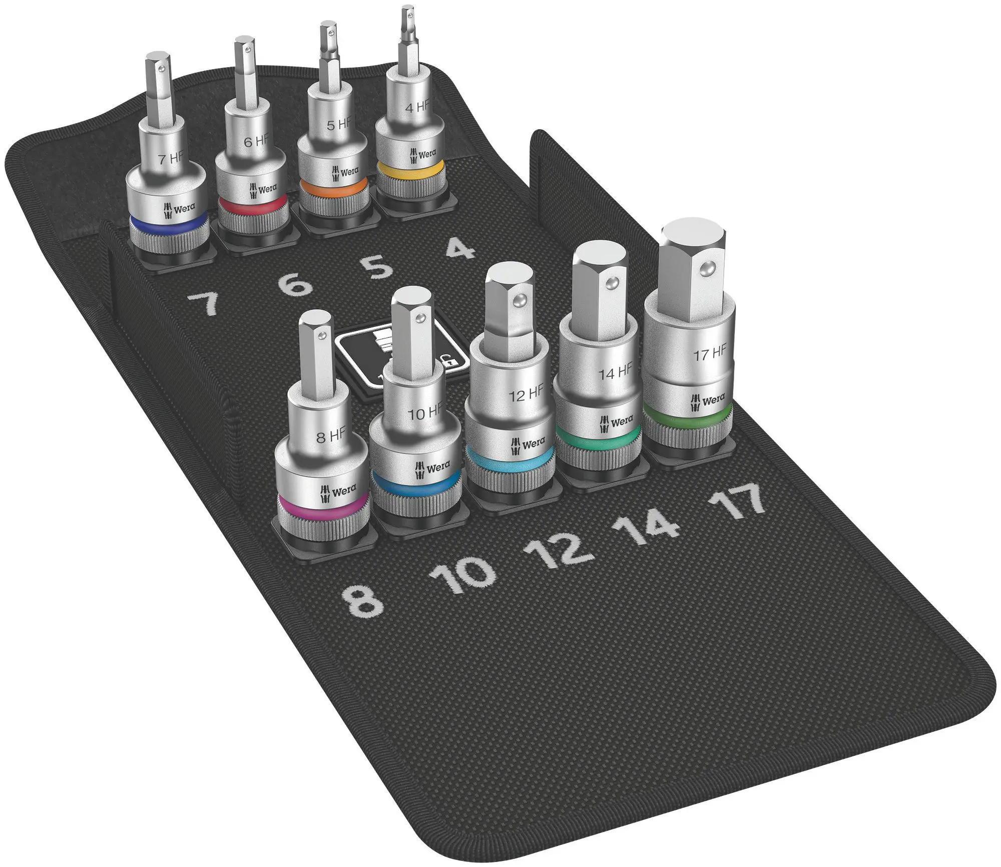 Produktfoto 1 von Bitnuss-Satz 8740 C HF Hex/9 8740 C HF Hex/9 Satz 9-tlg.