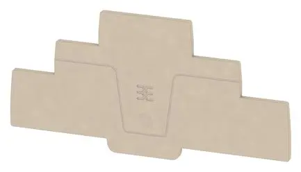 Produktfoto 1 von Abschluss- und Zwischenplatte (Klemmen), 114.1 mm x 2.1 mm