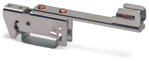 Produktfoto 1 von Sammelschienenhalter,für Sammelschienen Cu 10 mm x 3 mm,einseitig, gerade