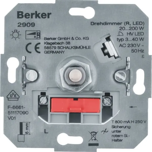 Produktfoto 1 von Drehdimmer (R, LED), Lichtsteuerung