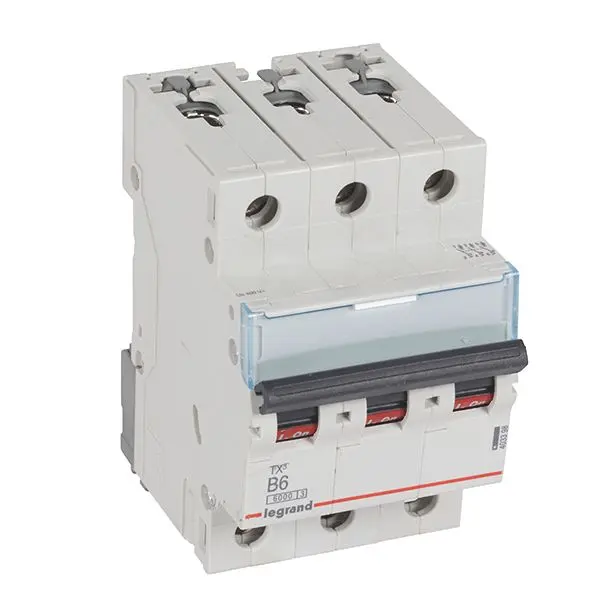 Produktfoto 1 von TX3 LS-Schalter B-Char. 6A, 3-polig, 6kA, 400VAC, 3TE