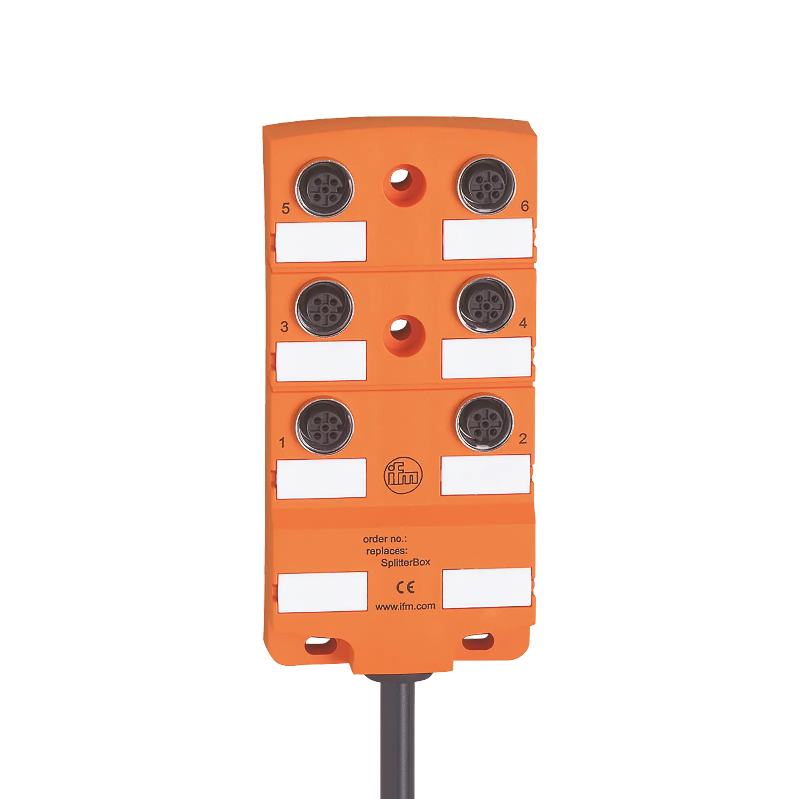 Produktfoto 1 von Zentralverteiler M12/6 5m PUR Gehäuse PA IP67/68