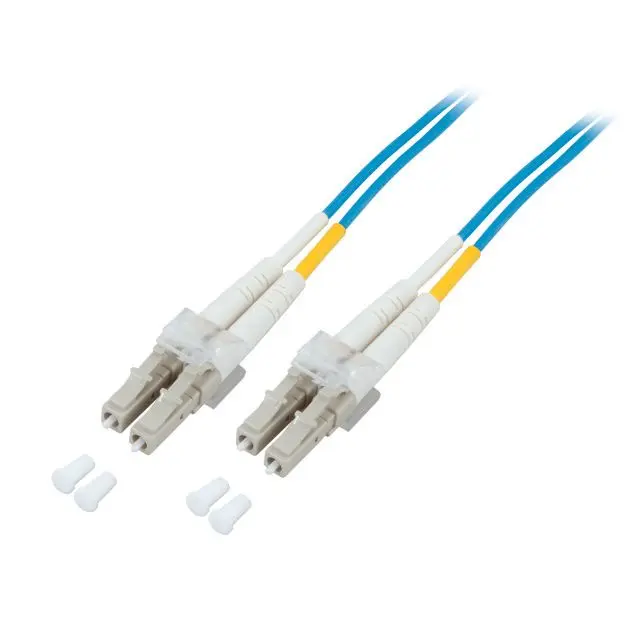 Produktfoto 1 von Duplex Jumper LC-LC 50/125µ 15m OM3 LSZH aqua