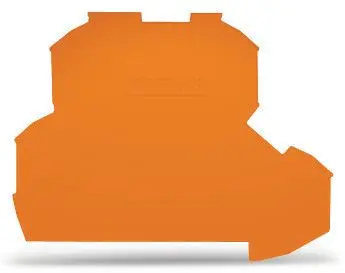 Produktfoto 1 von Abschluss- und Zwischenplatte,0,8 mm dick,orange