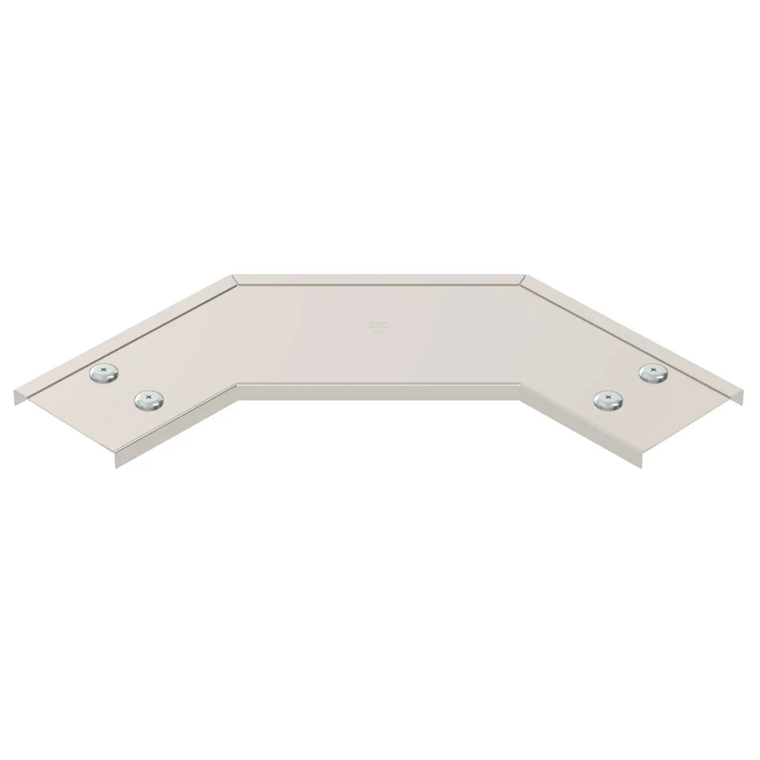Produktfoto 1 von Deckel Bogen 90° eckig, für RB 90 100 B100mm, A2, 1.4301, 2B