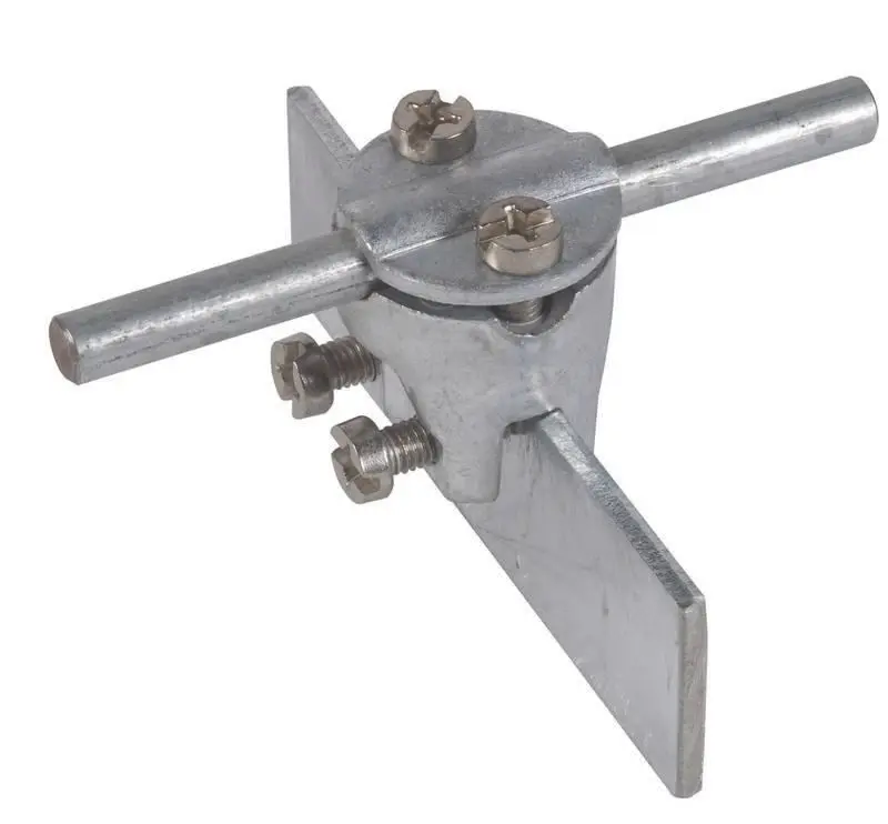 Produktfoto 1 von Falzklemme ZG Klemmbereich 0,7-6mm m. Zweischrauben-Überleger f. Rd 7-10mm
