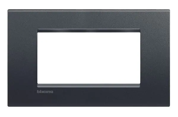 Produktfoto 1 von Abdeckrahmen LIVINGLIGHT f.Kompaktinst., 4-modulig, Anthrazit