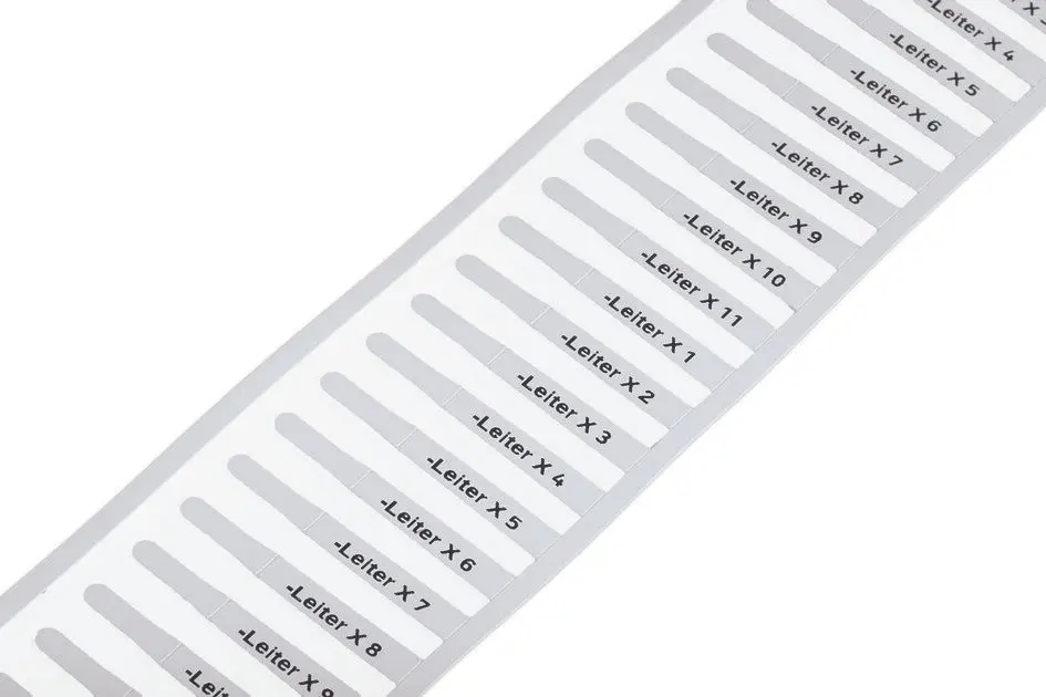 Produktfoto 1 von Einsteckschild,für Smart Printer,für die Verwendung in Tüllen,weiß